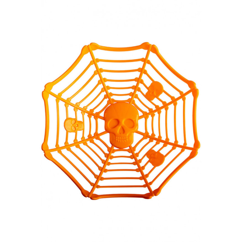 Halloweenský košík 27 cm oranžový